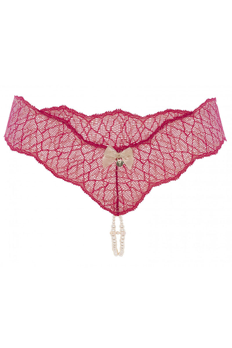 String Sydney double rouge - LUXURY ALLEY dessous