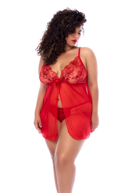 Loventy plus size nightie