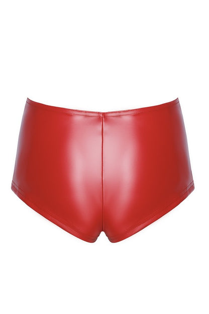 Shorty wetlook F356 Mysteria rouge