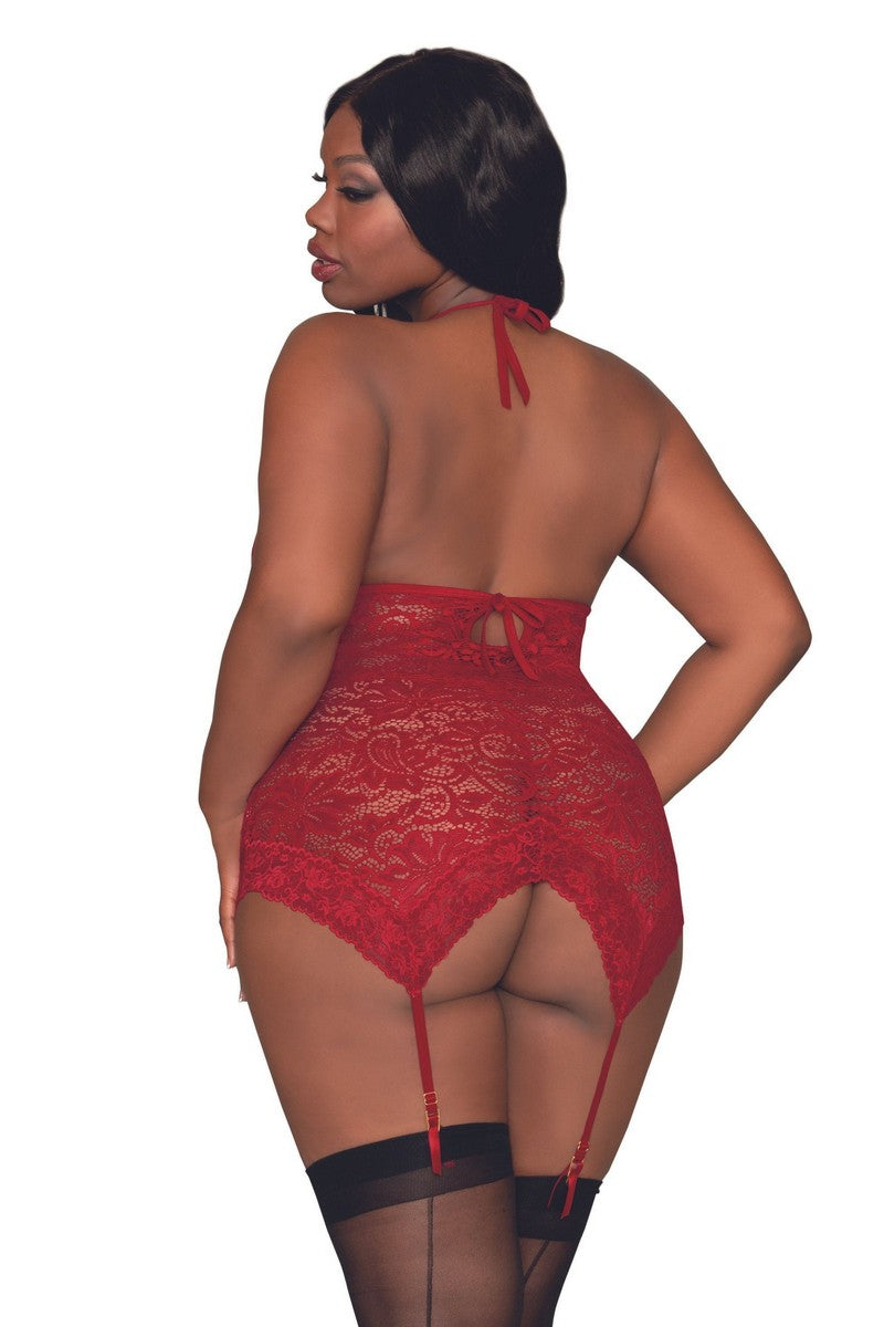 Nuisette Back Tie - LUXURY ALLEY dessous
