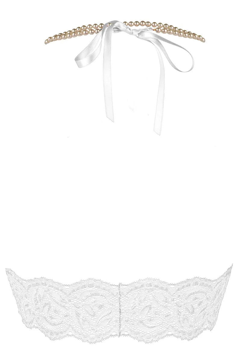 Soutien-gorge Bego's blanc - LUXURY ALLEY dessous