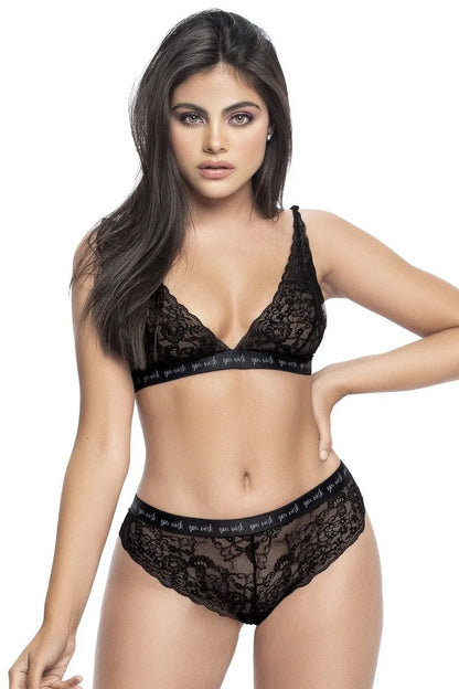 Ensemble You Wish noir - LUXURY ALLEY dessous