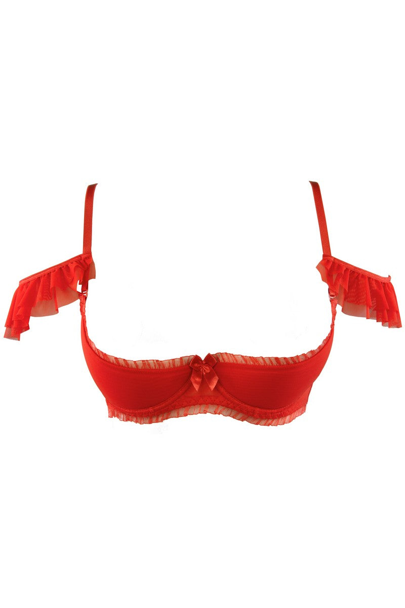 Redresse-seins rouge V-9941 - LUXURY ALLEY dessous