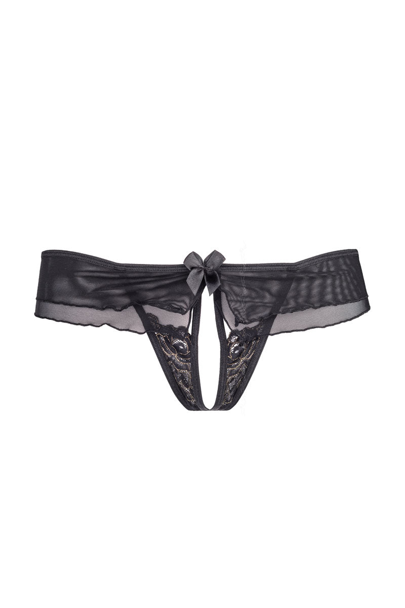 String ouvert Asteroide V-5908 - LUXURY ALLEY dessous
