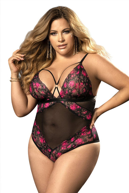 Body floral 8644 - LUXURY ALLEY dessous