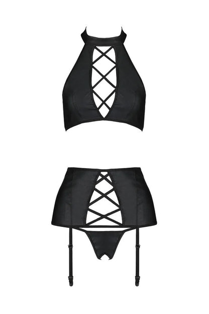 Ensemble jarretelles Nancy - LUXURY ALLEY dessous