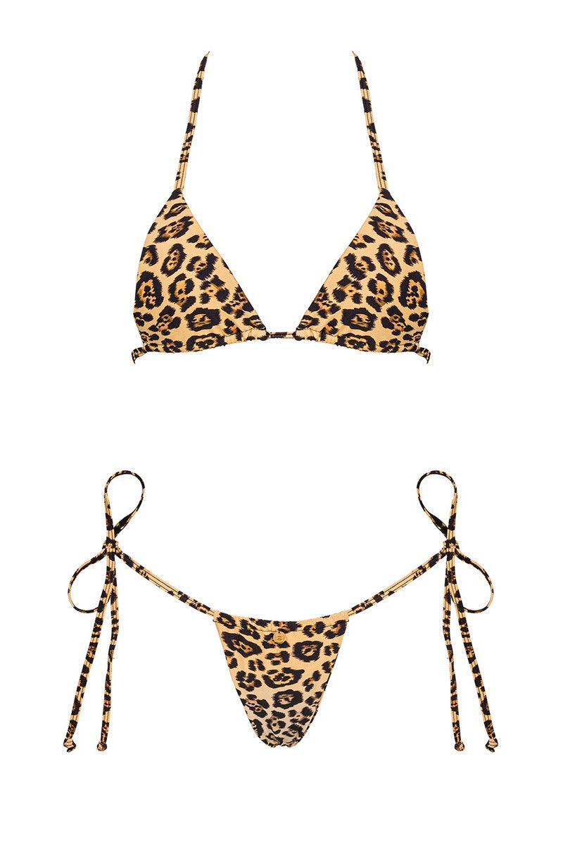Bikini Bella Vista léopard - LUXURY ALLEY dessous