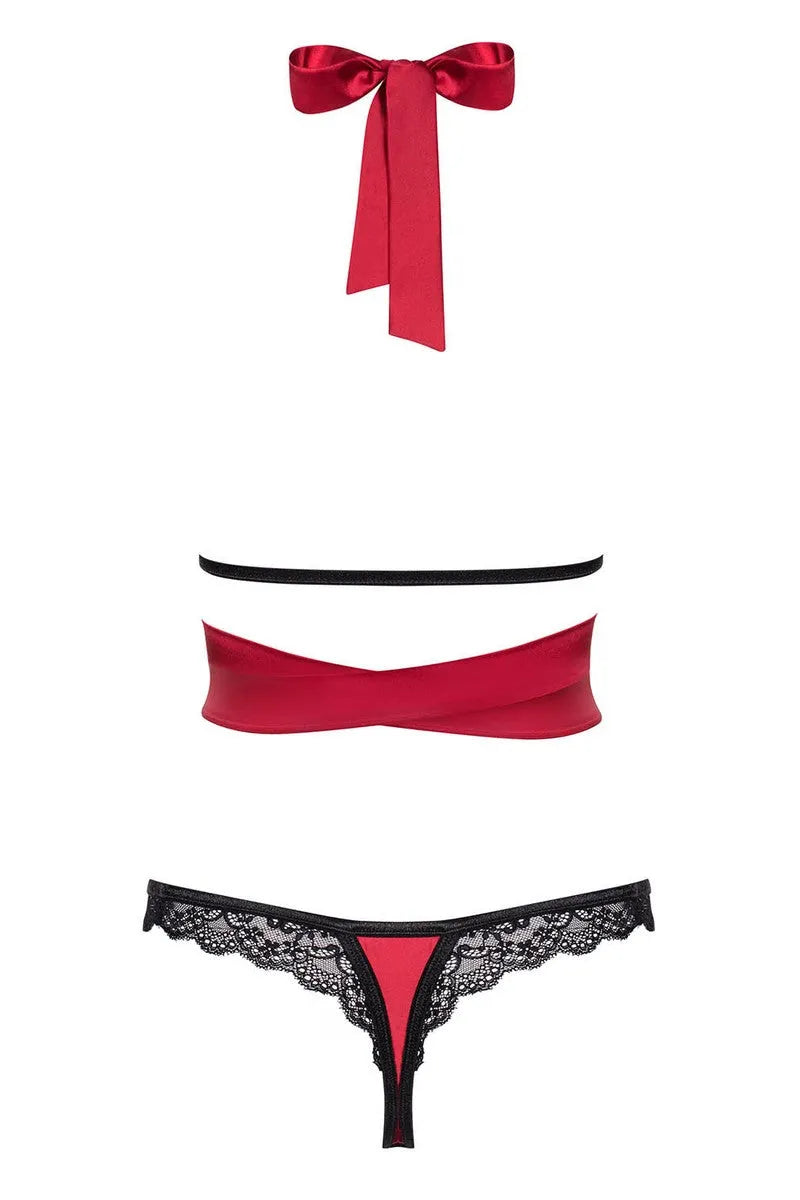 Ensemble Sensuelia rouge - LUXURY ALLEY dessous