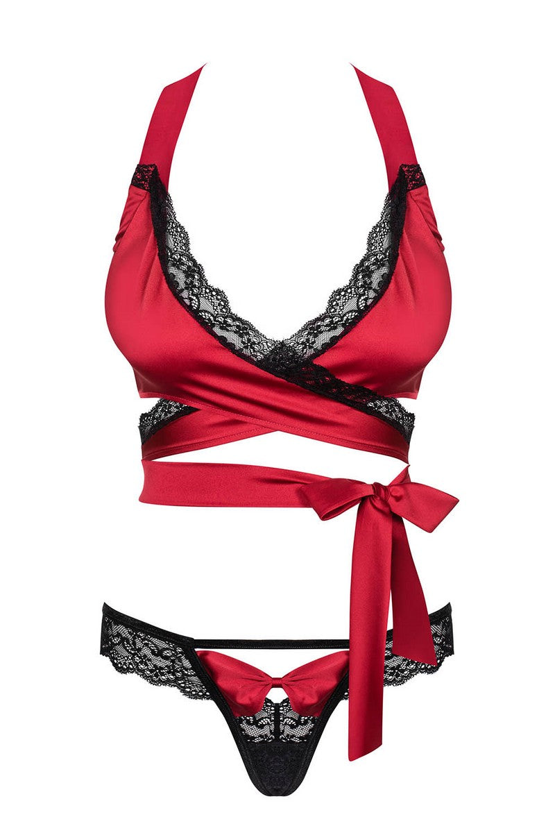 Ensemble Sensuelia rouge - LUXURY ALLEY dessous